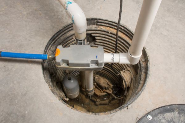 A sump pump in basement for best sump pump